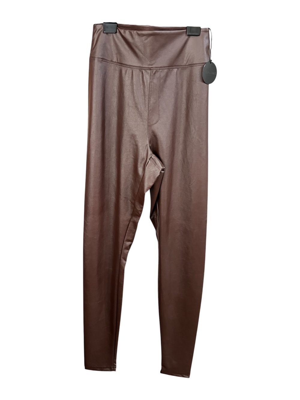 Offline by Arie Real Luxe Faux Leather Leggings - Brown - Medium